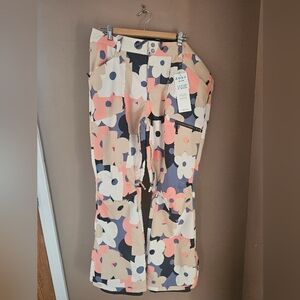 Roxy Floral Patterned Pants - Multicolor